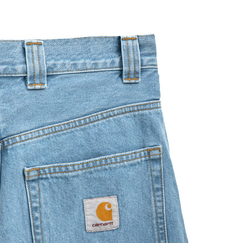 Carhartt WIP Brandon Short Blue Stone Washed I031921_01_06 Degli Uberti
